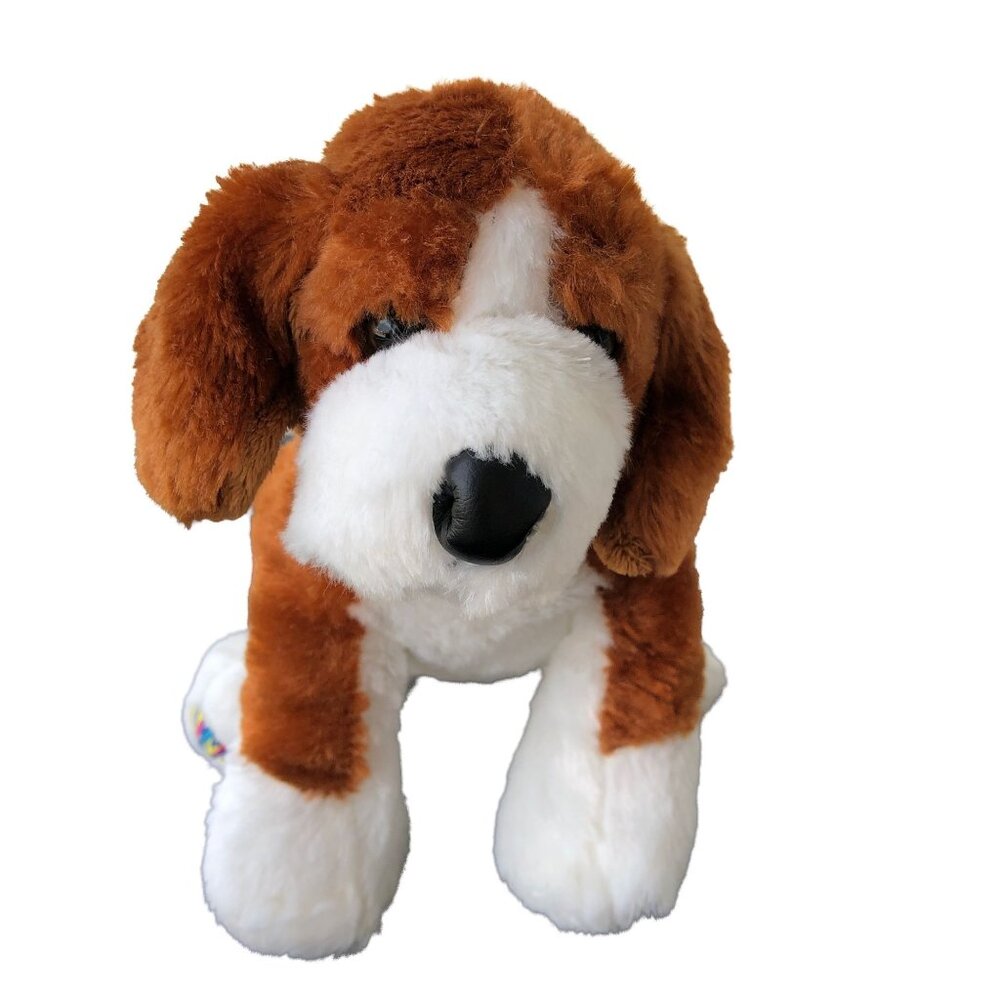 Gantz Webkins Beagle Plush HM141 Black Brown White Stuffed 2007 NO CODE
